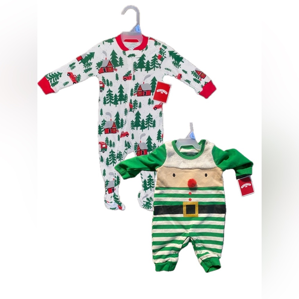 Holiday Time Bundle Of 2 Onesies